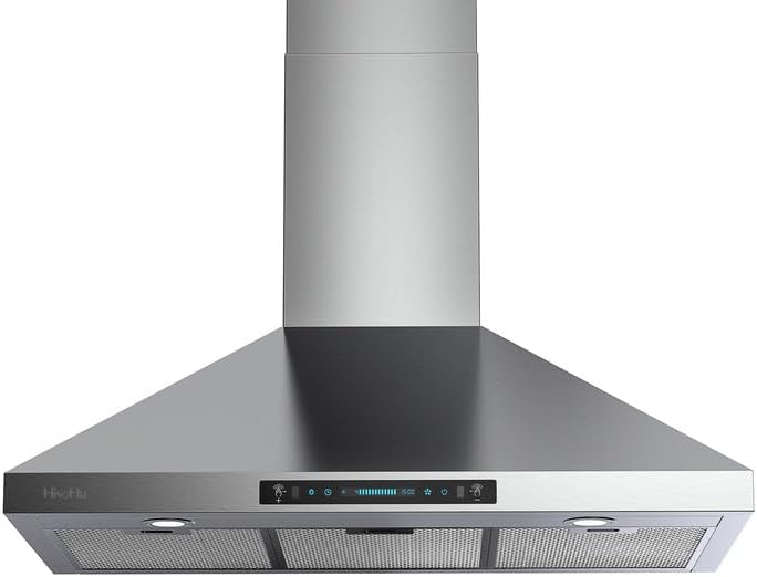 HisoHu PA02-30S Wall Mount Range Hood