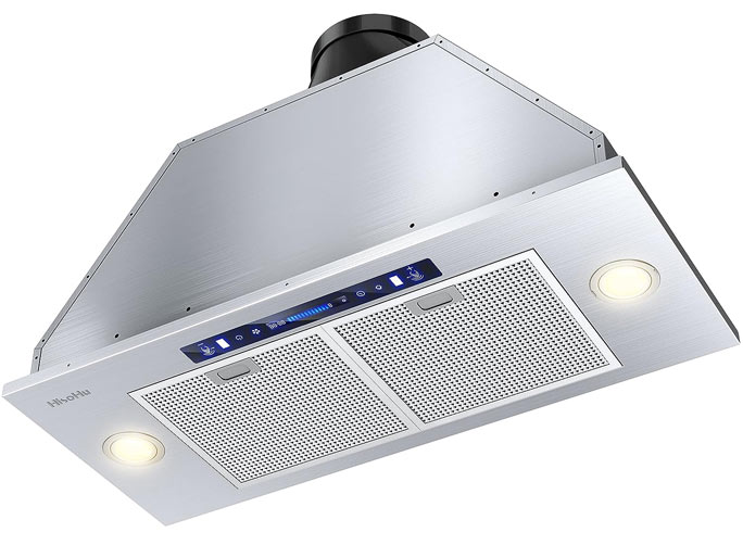 HisoHu B01-30 Stainless Steel Insert Range Hood